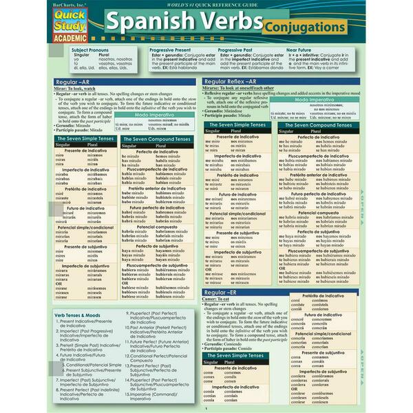 Barcharts Publishing Spanish Verbs - Conjugations 9781423231200